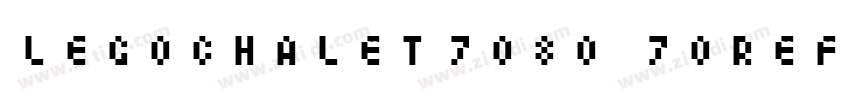 LEGOChalet7080 70Reg字体转换